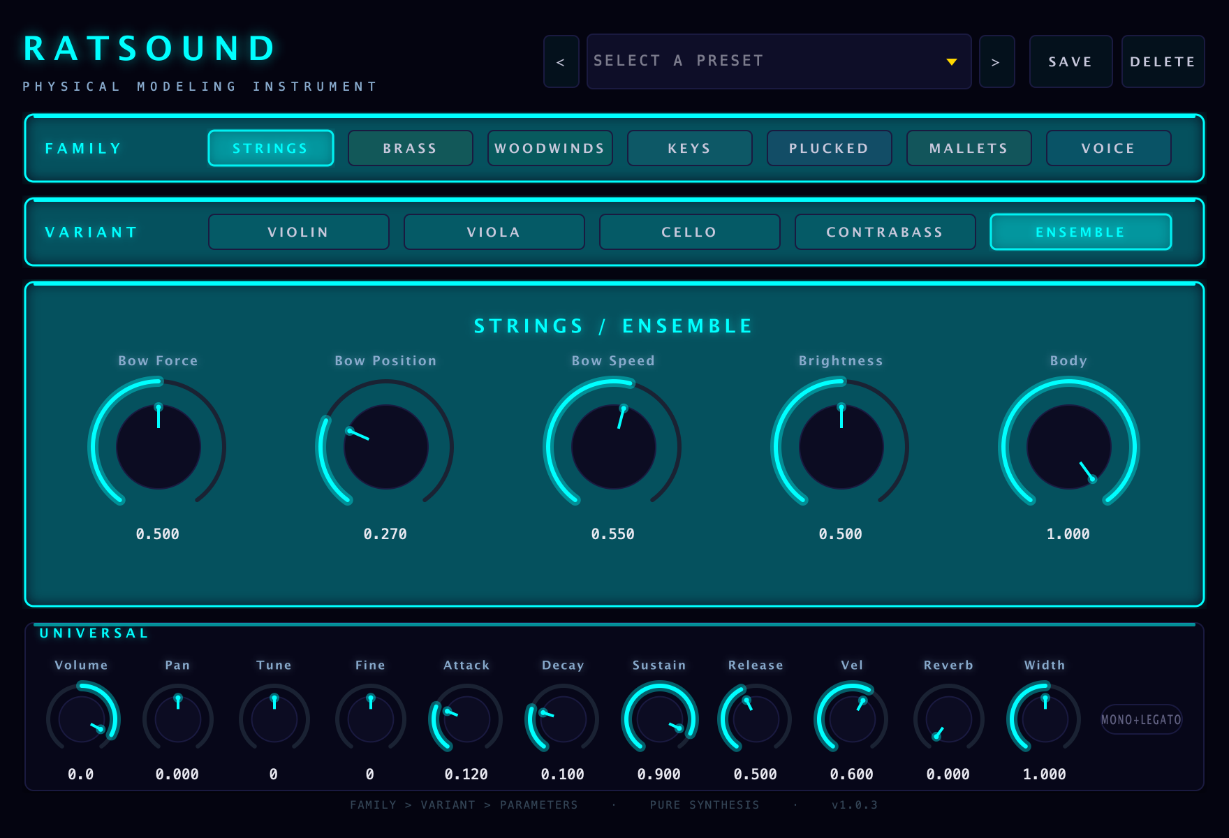 RatSound interface