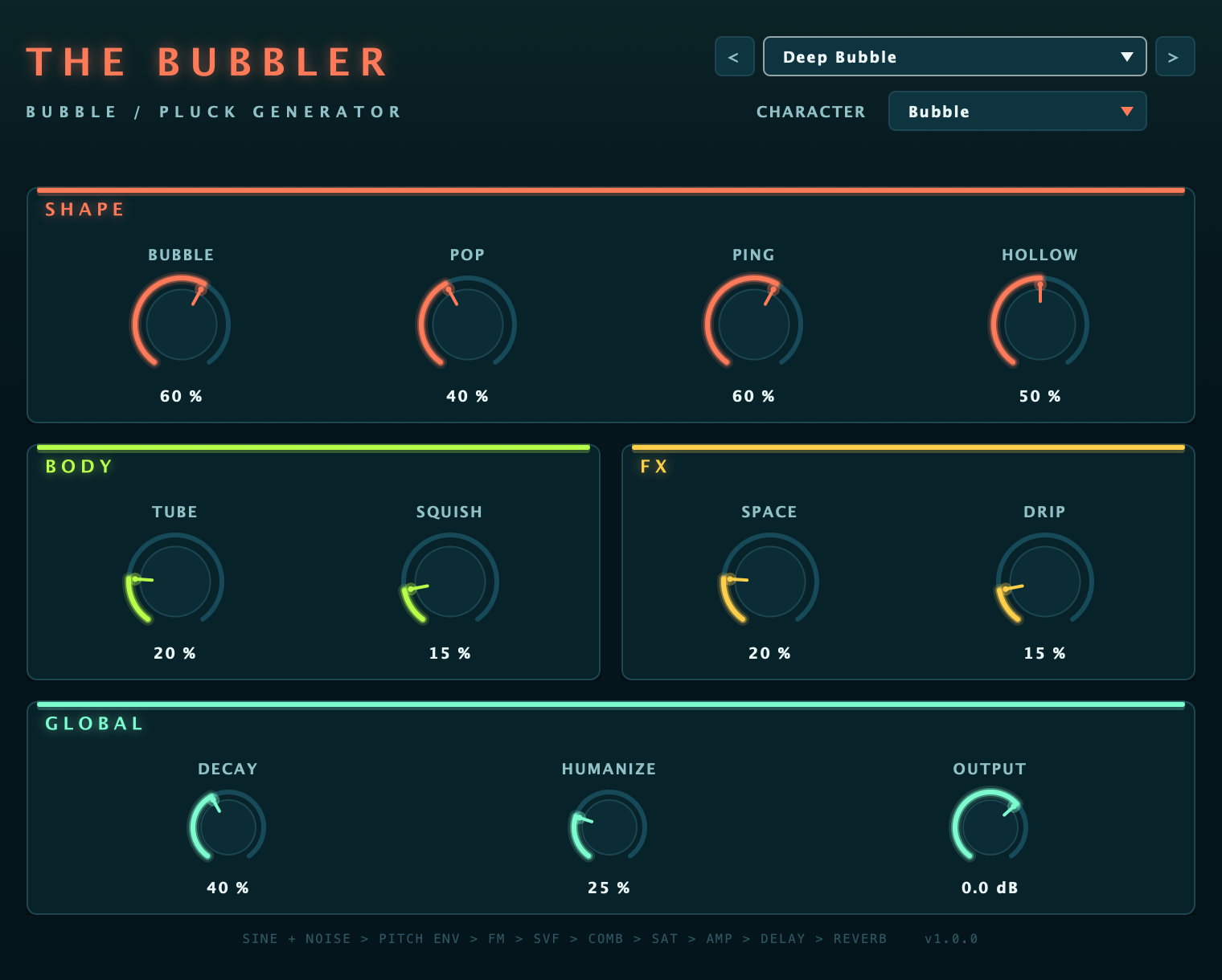 The Bubbler plugin interface