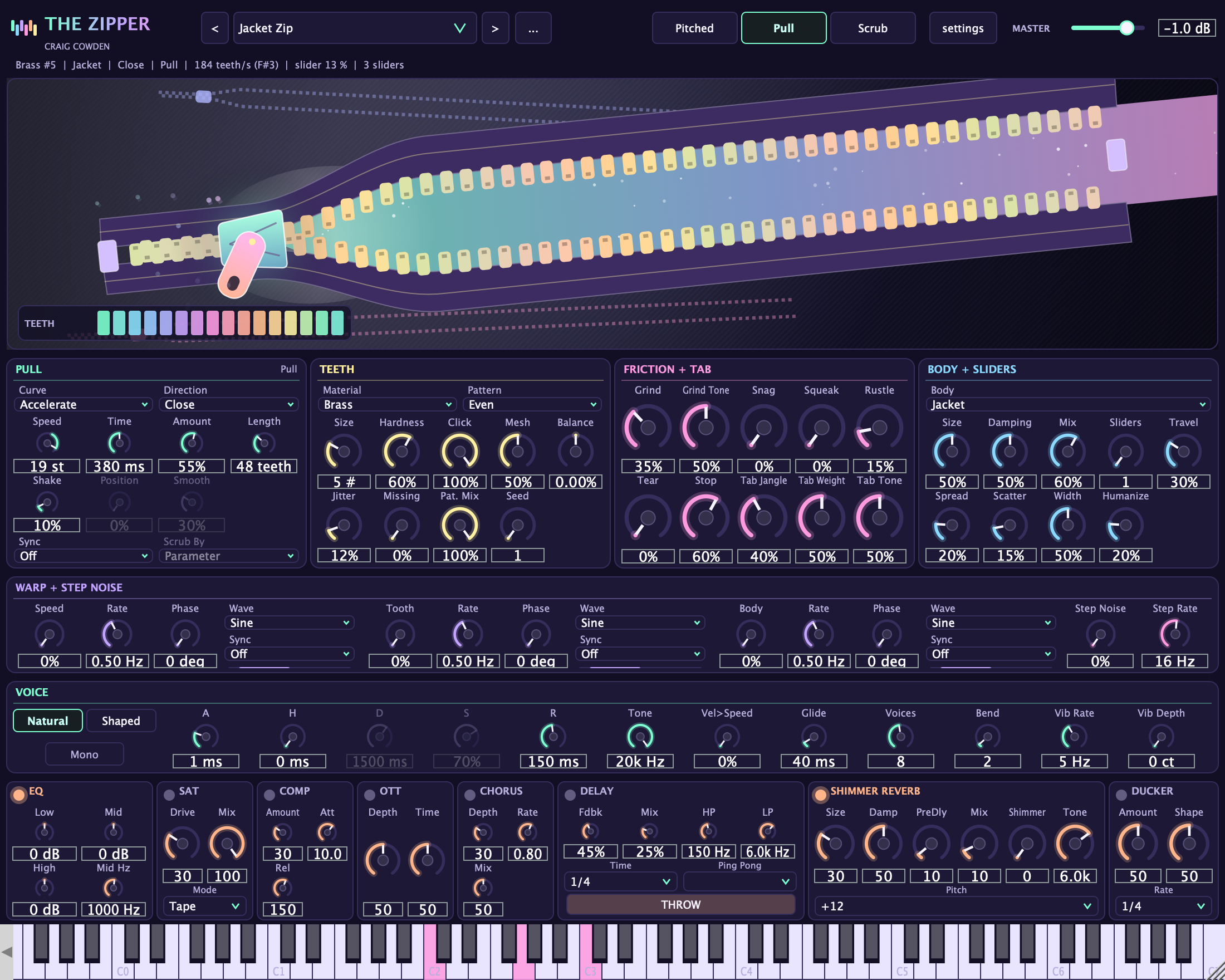The Zipper plugin interface