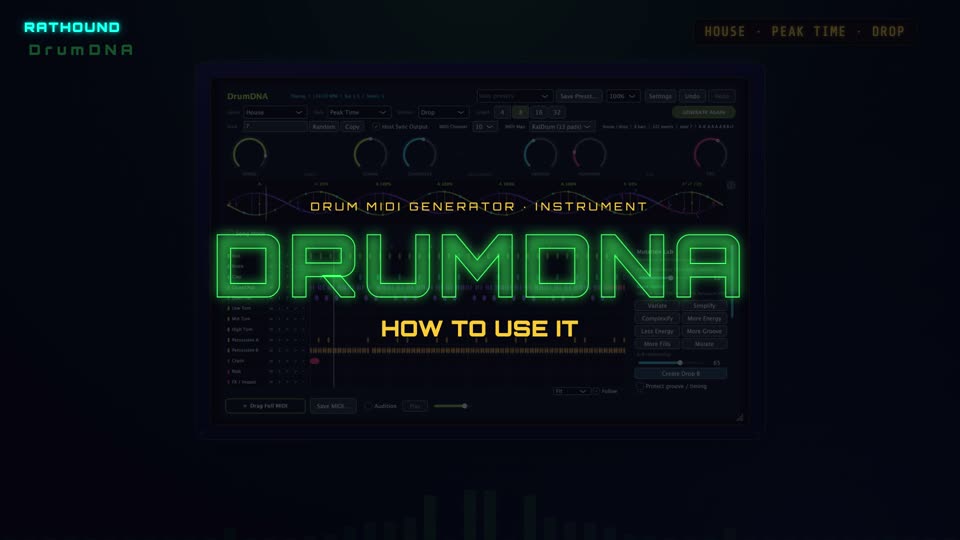 DrumDNA how-to video